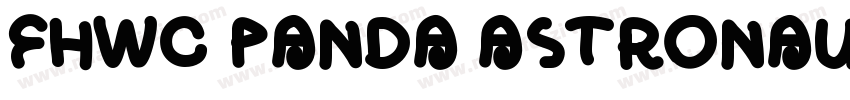 FHWC PANDA ASTRONAUT字体转换